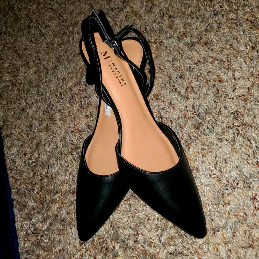 Never Worn! Martha Everyday Black Heels